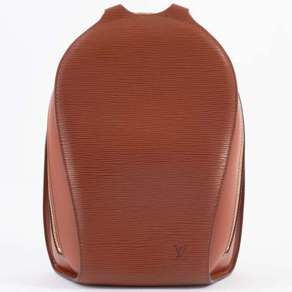LOUIS VUITTON Brown Leather Backpack